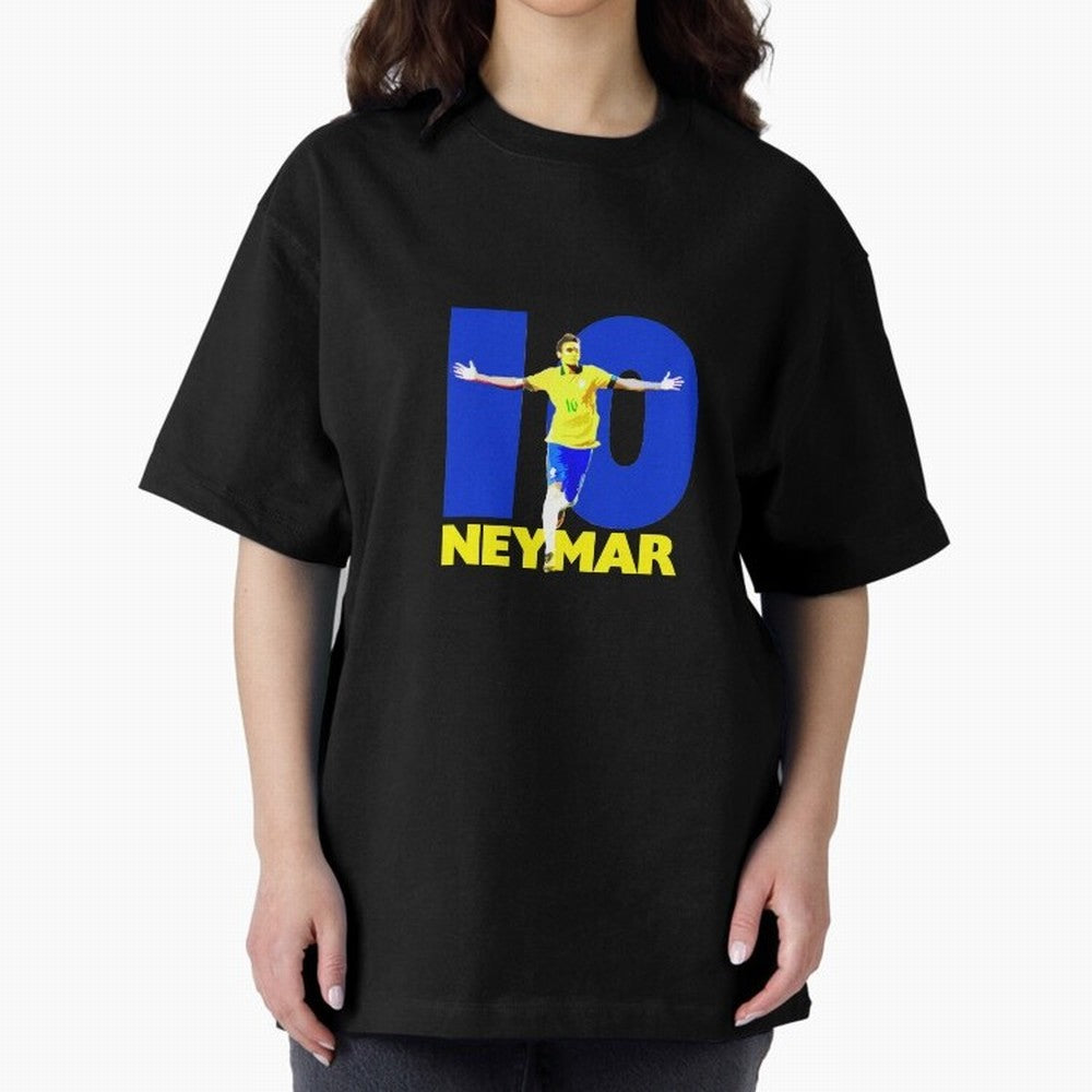 Neymar 10 Oversized T-Shirt Celebrate the Next Chapter of Global Football Passion for FIFA World Cup 2026 Group Stage, Highlighting Cristiano Ronaldo, Haaland and CR7, Argentina, Stadium Chants, National Pride, Trophy Dreams and Unforgettable