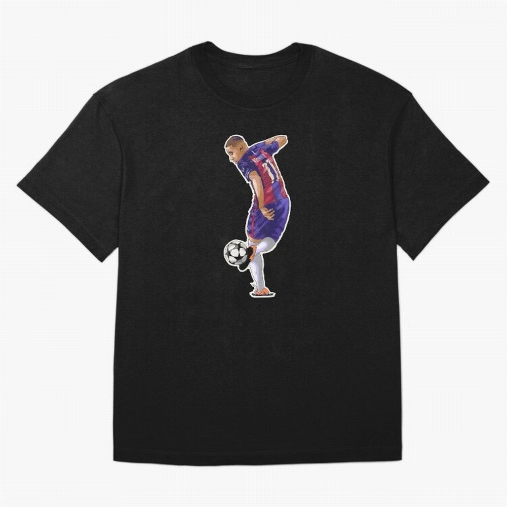 Neymar Artwork Classic T-Shirt Join Supporters Worldwide for FIFA World Cup 2026 Filled with Messi and Cristiano Ronaldo, England, France and Netherlands Energy, Retro Football Energy, Iconic Rivalries, Trophy Chase Drama and Stadium Atmosphere;