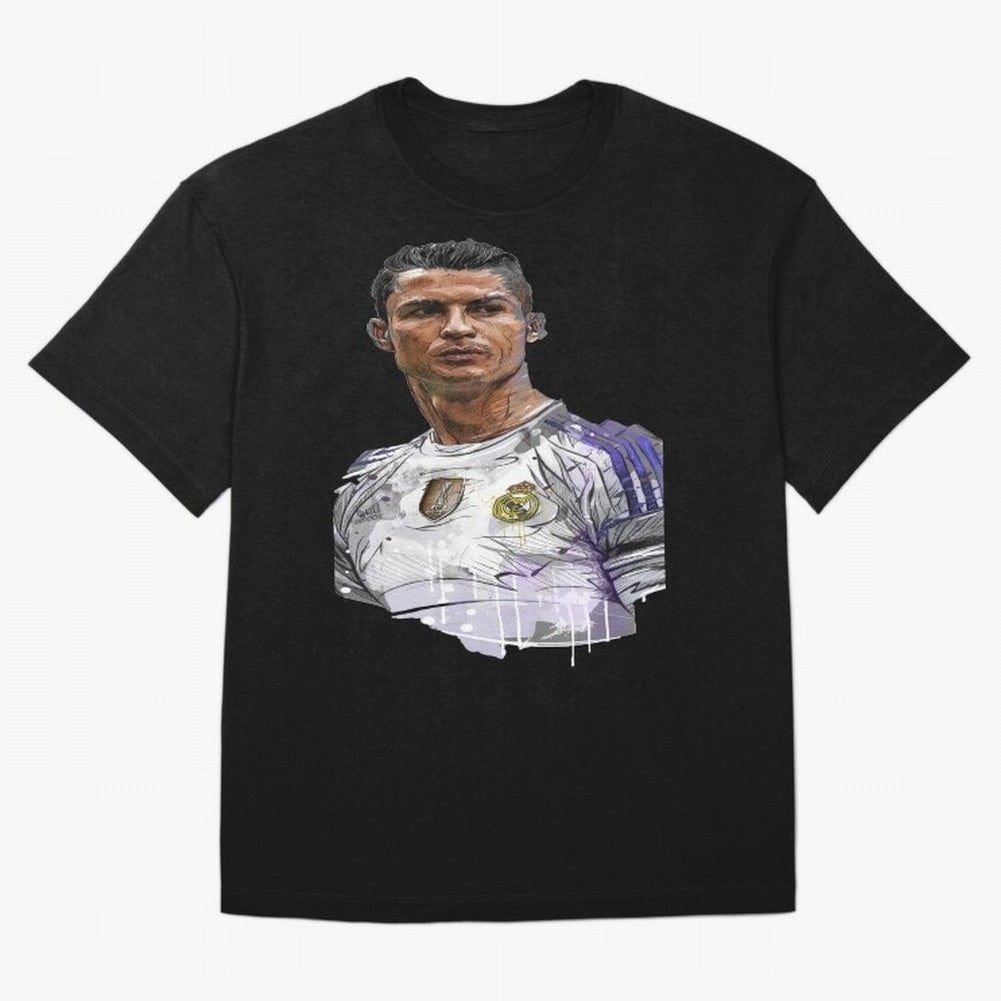 Cristiano Ronaldo Classic T-Shirt Enjoy the Biggest Football Party of Global Football Passion for FIFA World Cup 2026 USA Canada Mexico, Driven by CR7 and Messi, Spain and Netherlands, Goal Celebration Energy, Supporter Heritage, Football Icons and