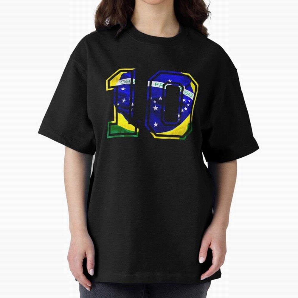 10 Brasil Essential T-Shirt Elevate FIFA World Cup 2026 Group Stage Spirit, Filled with France, Cristiano Ronaldo, Haaland and CR7, Goal Celebration Energy, Supporter Heritage, Football Icons and Worldwide Tournament Joy; Great for Supporters Who