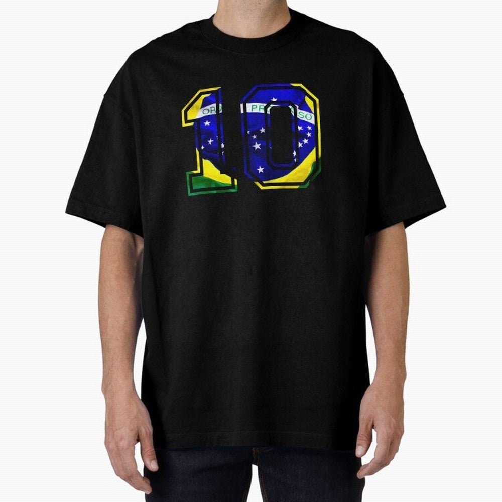 10 Brasil Essential T-Shirt Elevate FIFA World Cup 2026 Group Stage Spirit, Filled with France, Cristiano Ronaldo, Haaland and CR7, Goal Celebration Energy, Supporter Heritage, Football Icons and Worldwide Tournament Joy; Great for Supporters Who