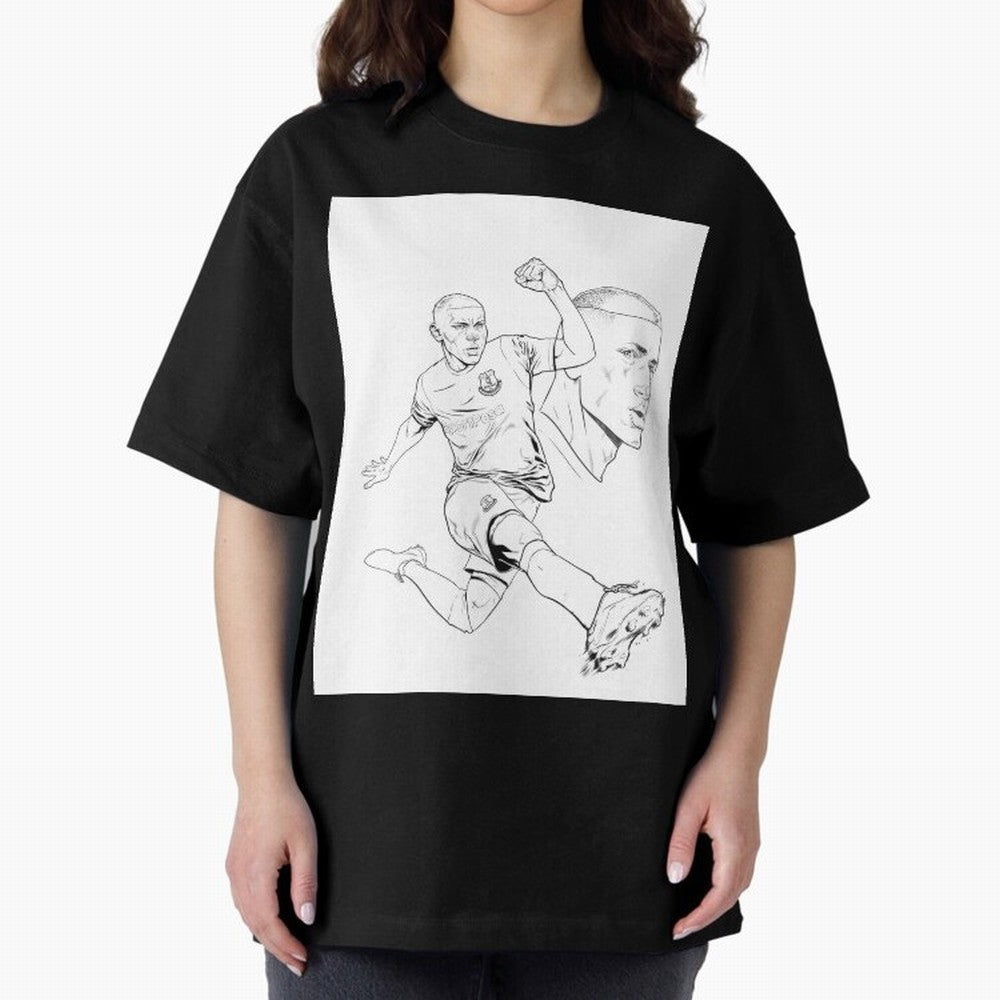 richarlison Oversized T-Shirt Turn Football Passion into FIFA World Cup 2026 Spirit, Inspired by Netherlands, Messi, CR7 and Mbappe, Match Day Excitement, Supporter Culture, Golden Goals and Global Football Passion; Ideal for Football Dads,