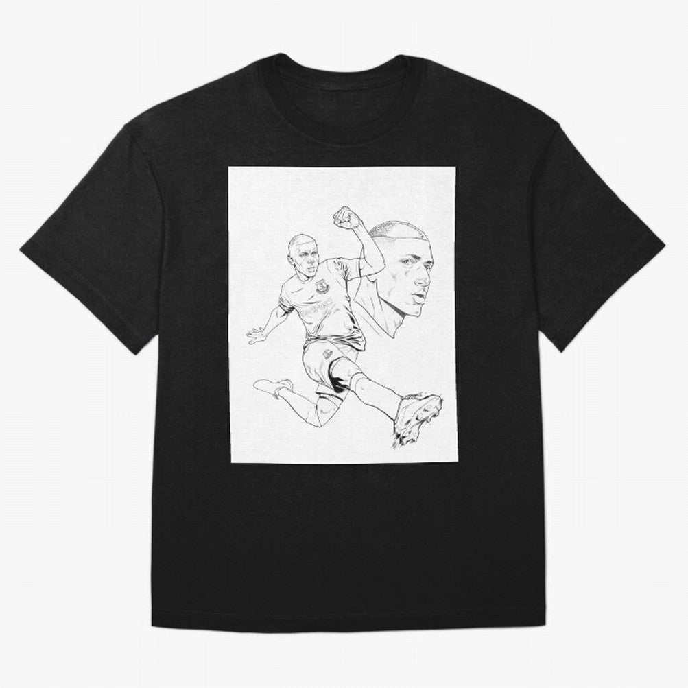 richarlison Oversized T-Shirt Turn Football Passion into FIFA World Cup 2026 Spirit, Inspired by Netherlands, Messi, CR7 and Mbappe, Match Day Excitement, Supporter Culture, Golden Goals and Global Football Passion; Ideal for Football Dads,