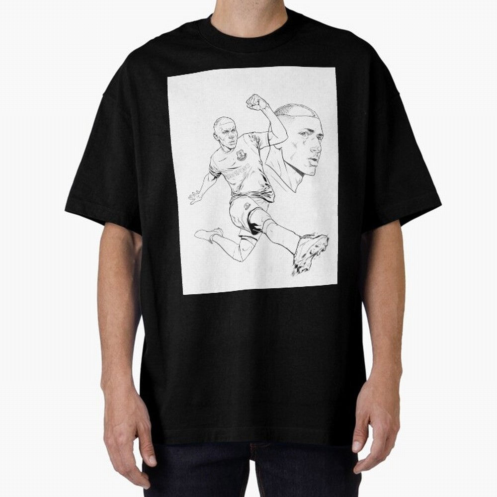 richarlison Oversized T-Shirt Turn Football Passion into FIFA World Cup 2026 Spirit, Inspired by Netherlands, Messi, CR7 and Mbappe, Match Day Excitement, Supporter Culture, Golden Goals and Global Football Passion; Ideal for Football Dads,