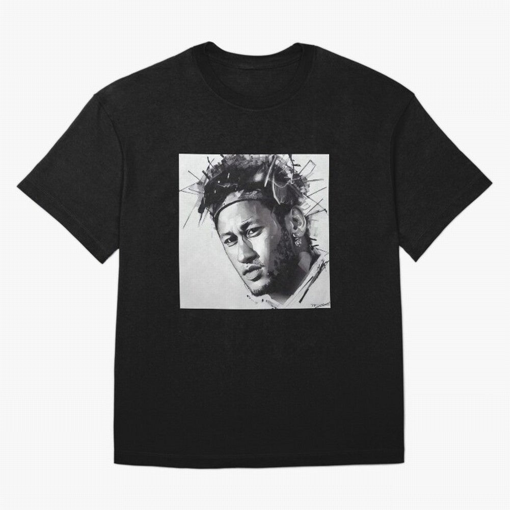 black and white Neymar Classic T-Shirt Celebrate Classic Football Spirit in Global Football Passion for FIFA World Cup 2026, Celebrating Mbappe and Neymar, Spain and Netherlands, Match Day Excitement, Supporter Culture, Golden Goals and Global