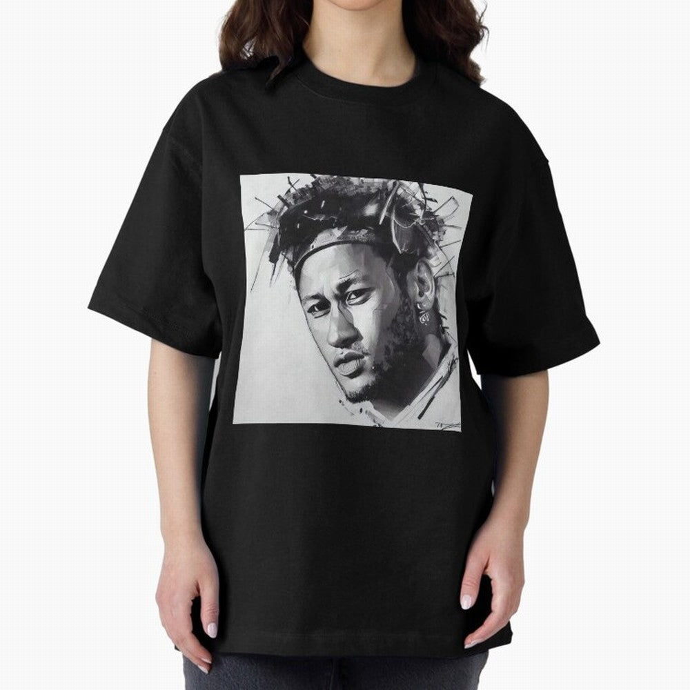 black and white Neymar Classic T-Shirt Celebrate Classic Football Spirit in Global Football Passion for FIFA World Cup 2026, Celebrating Mbappe and Neymar, Spain and Netherlands, Match Day Excitement, Supporter Culture, Golden Goals and Global