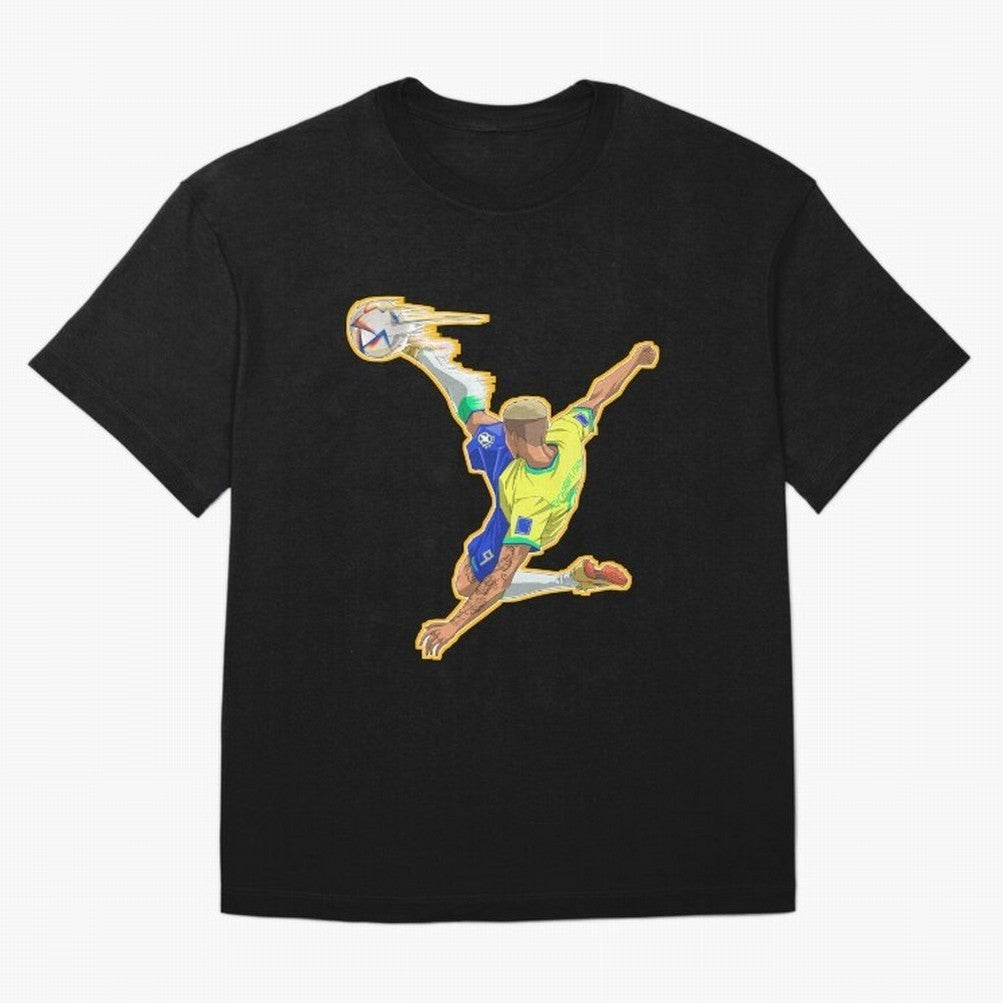 Richarlison Anime Goal Essential T-Shirt Represent Match Day Hype around FIFA World Cup 2026, Haaland and Mbappe, England and Germany, Championship Spirit, Famous Goals, Roaring Crowds and International Football Unity; Ideal for Football Dads,