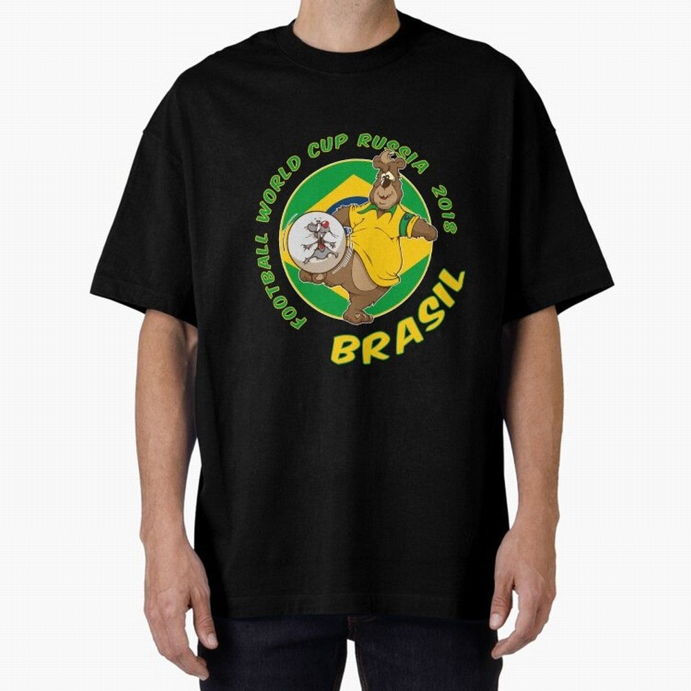 Football Russia 2018 World Cup Brazil T shirts and Merchandise Oversized T-Shirt Make Game Day About the FIFA World Cup 2026 USA Canada Mexico Journey through Mbappe Highlights, Germany Pride, Championship Spirit, Famous Goals, Roaring Crowds and