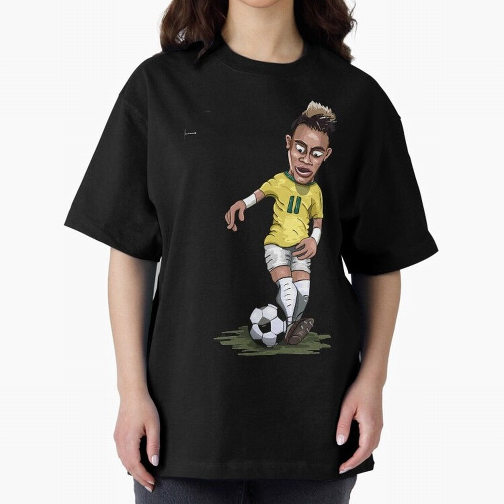 FOOTBALL ARTIST NEYMAR Brasil Essential T-Shirt Capture the FIFA World Cup 2026 Journey through CR7 and Messi Highlights, Portugal Pride, Football Passion, Legendary Performances, Festival Vibes and Supporter Community; Perfect for People Who Love