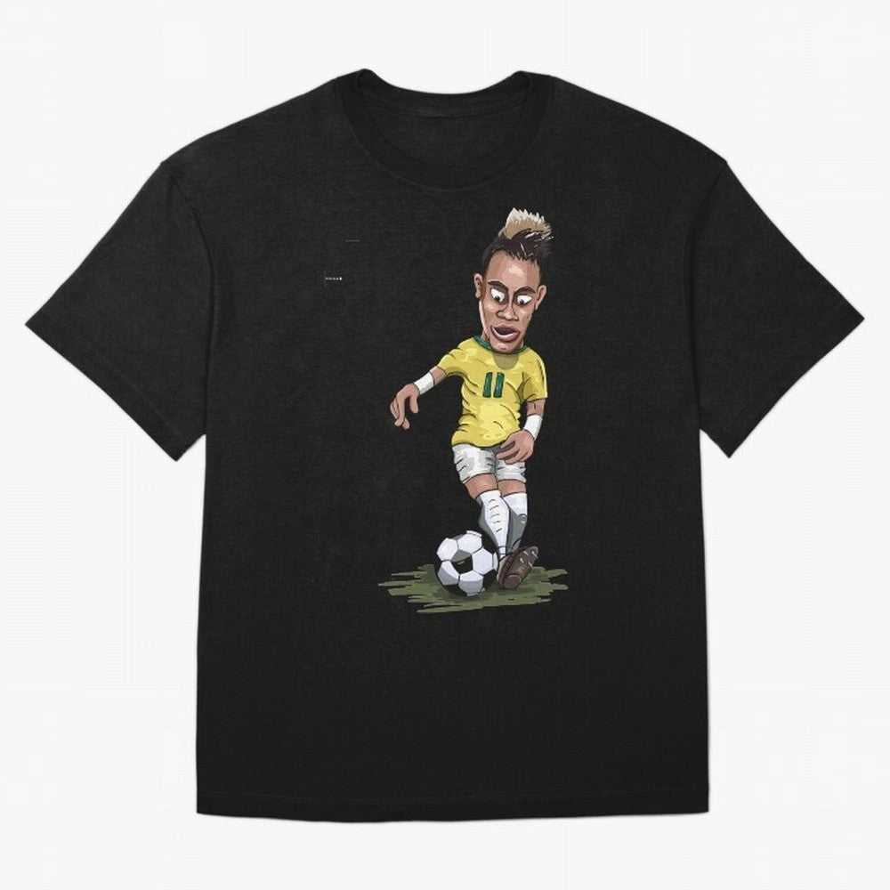 FOOTBALL ARTIST NEYMAR Brasil Essential T-Shirt Capture the FIFA World Cup 2026 Journey through CR7 and Messi Highlights, Portugal Pride, Football Passion, Legendary Performances, Festival Vibes and Supporter Community; Perfect for People Who Love