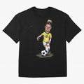 FOOTBALL ARTIST NEYMAR Brasil Essential T-Shirt Capture the FIFA World Cup 2026 Journey through CR7 and Messi Highlights, Portugal Pride, Football Passion, Legendary Performances, Festival Vibes and Supporter Community; Perfect for People Who Love
