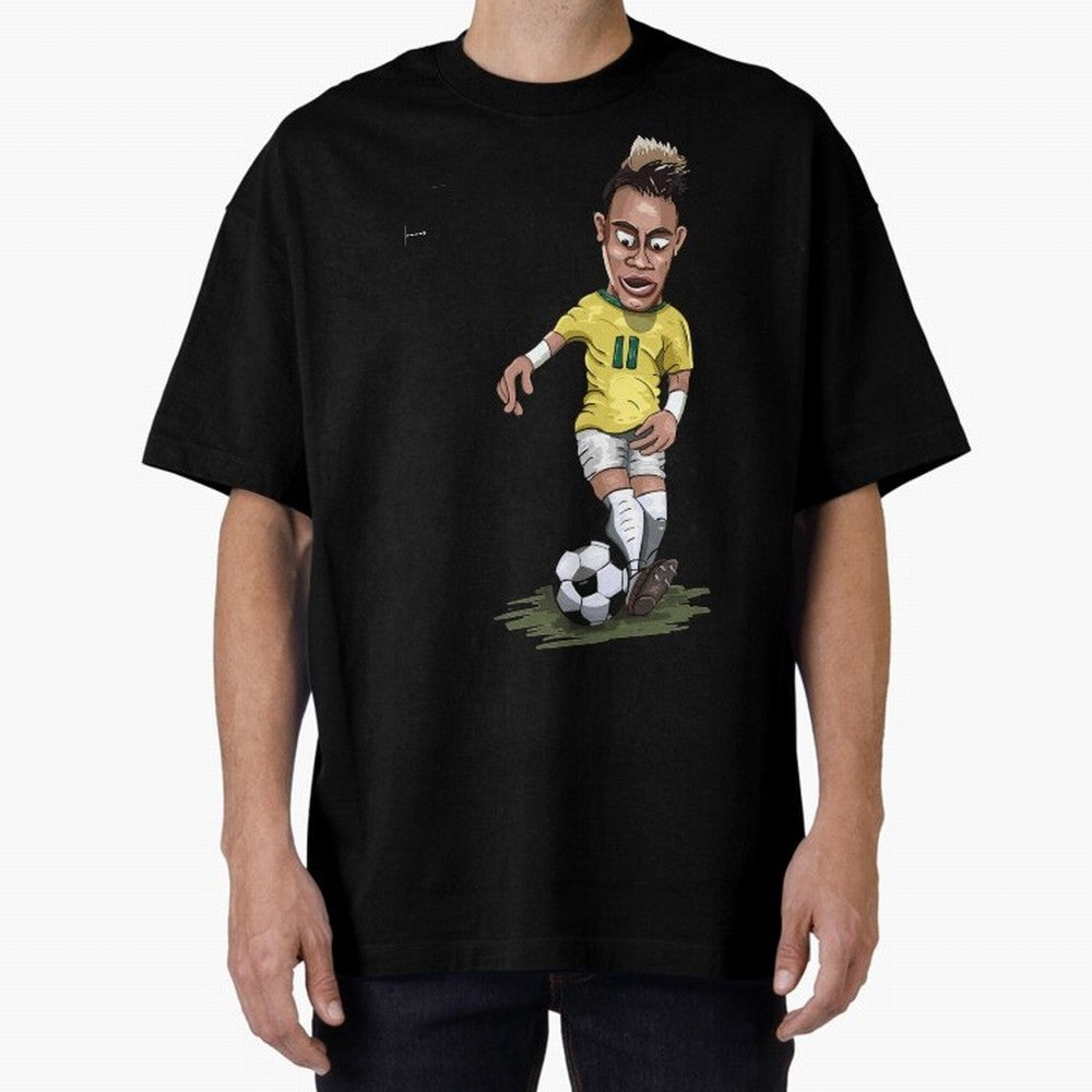 FOOTBALL ARTIST NEYMAR Brasil Essential T-Shirt Capture the FIFA World Cup 2026 Journey through CR7 and Messi Highlights, Portugal Pride, Football Passion, Legendary Performances, Festival Vibes and Supporter Community; Perfect for People Who Love