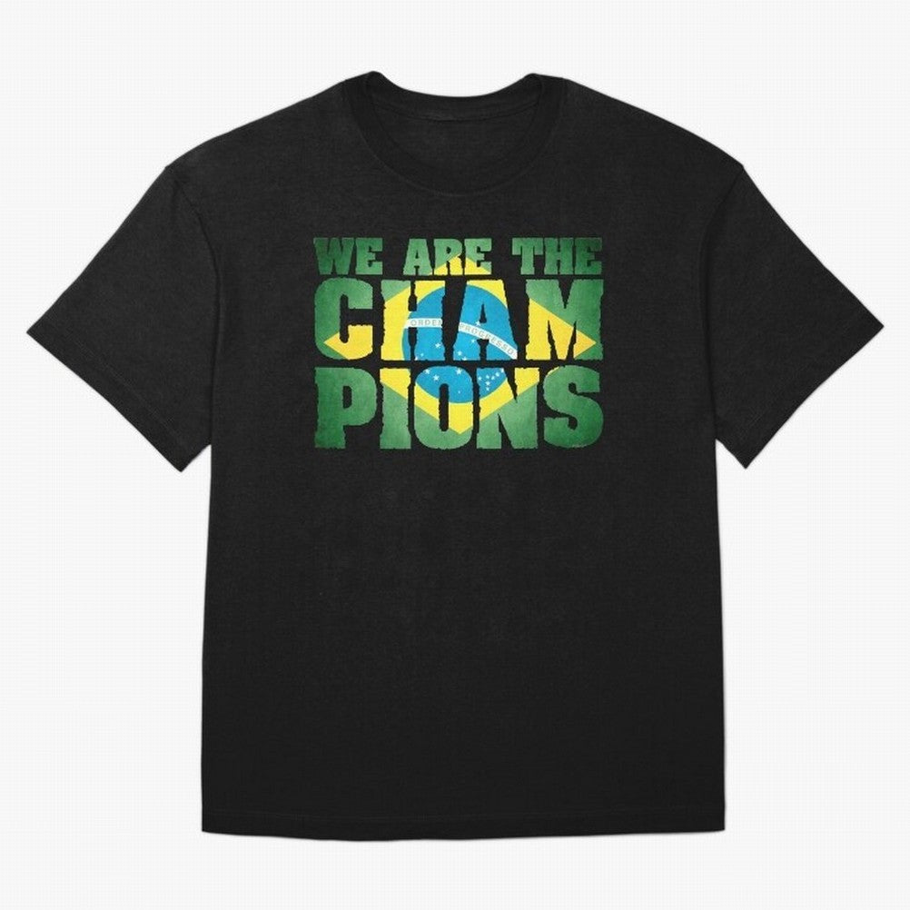 Champion Brazil Classic T-Shirt Carry the Colors and Pride of FIFA World Cup 2026 Filled with Messi, Neymar and Mbappe, Portugal, Spain and Germany Energy, Championship Spirit, Famous Goals, Roaring Crowds and International Football Unity; Perfect