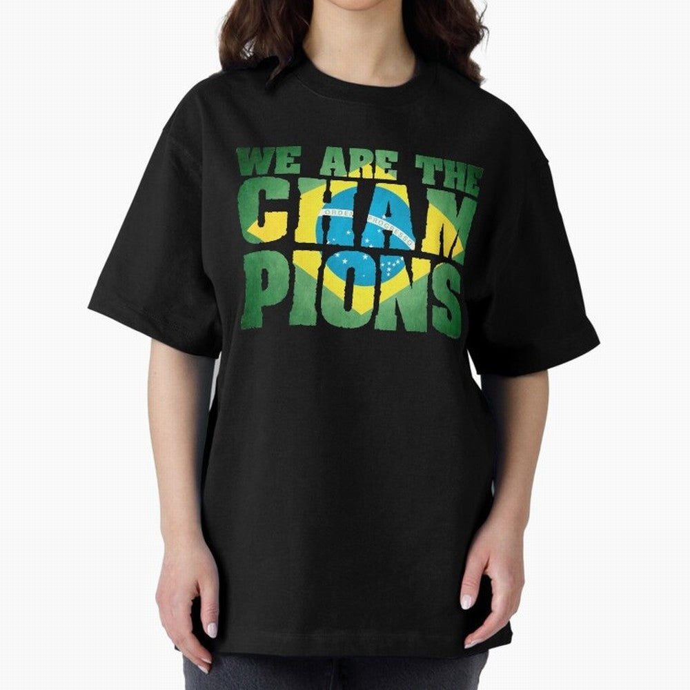 Champion Brazil Classic T-Shirt Carry the Colors and Pride of FIFA World Cup 2026 Filled with Messi, Neymar and Mbappe, Portugal, Spain and Germany Energy, Championship Spirit, Famous Goals, Roaring Crowds and International Football Unity; Perfect