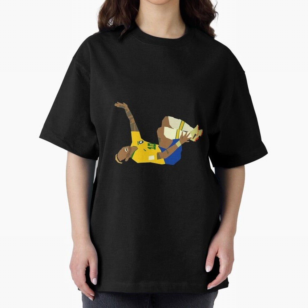 Falling Brazilian Player Classic T-Shirt Celebrate Soccer Greatness during the FIFA World Cup 2026 Group Stage Journey through Messi, Neymar and Mbappe Highlights, Spain and Netherlands Pride, Global Supporter Spirit, Legendary Goals, National