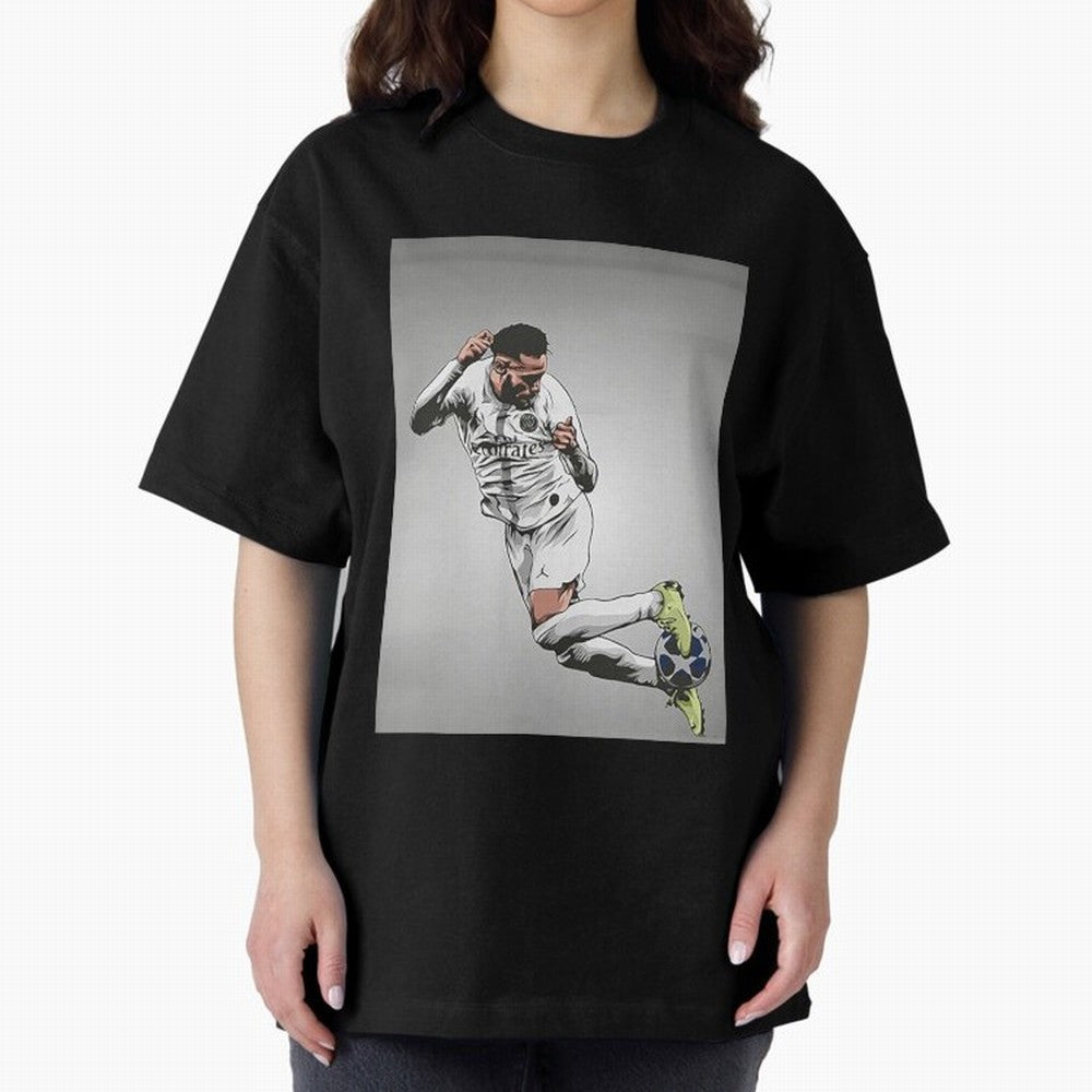 Illustration Neymar Wallpaper Classic T-Shirt Celebrate Soccer Greatness during Match Day Hype around FIFA World Cup 2026, Cristiano Ronaldo, France and Portugal, Champion Mindset, Group Stage Buzz, Knockout Tension and Passionate Fan Culture;
