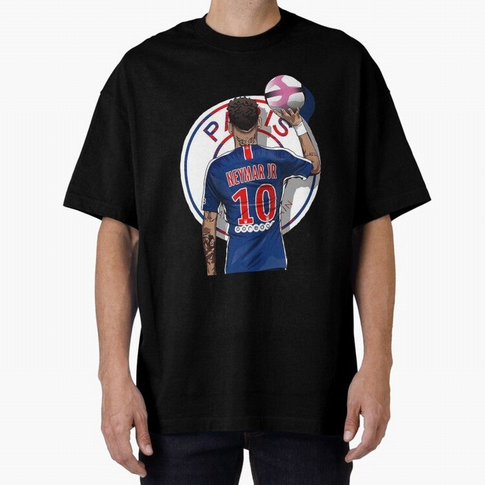 Art Neymar Illustration Classic T-Shirt Celebrate Classic Football Spirit in FIFA World Cup 2026 USA Canada Mexico for Fans of Neymar and France and Portugal, Bringing Global Supporter Spirit, Legendary Goals, National Colors and Tournament