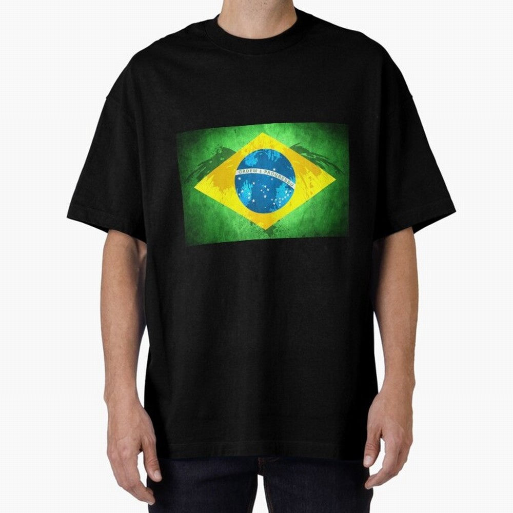 Brazil Oversized T-Shirt Carry National Pride through Match Day Hype around FIFA World Cup 2026 Group Stage, Neymar, Haaland and Cristiano Ronaldo, Argentina and Brazil, Sports Nostalgia, International Competition, Famous Players and Unforgettable
