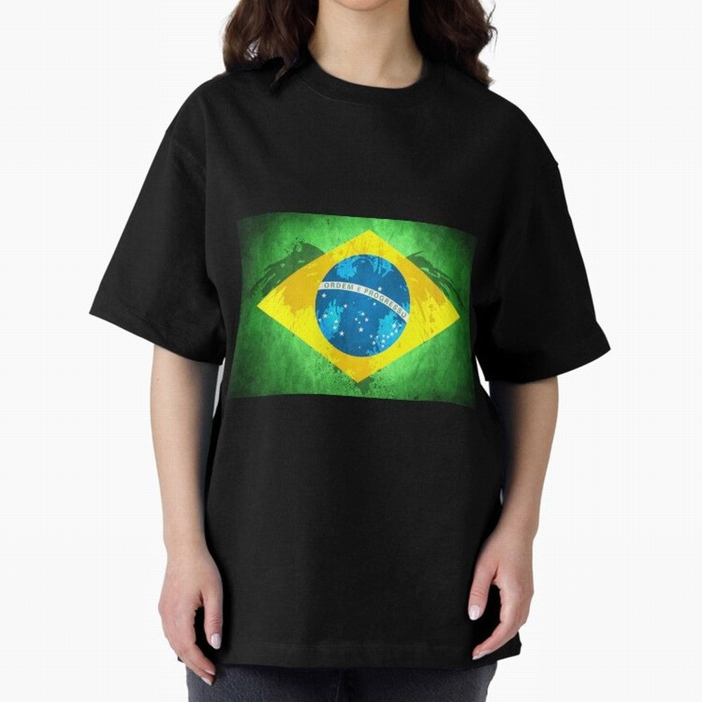 Brazil Oversized T-Shirt Carry National Pride through Match Day Hype around FIFA World Cup 2026 Group Stage, Neymar, Haaland and Cristiano Ronaldo, Argentina and Brazil, Sports Nostalgia, International Competition, Famous Players and Unforgettable