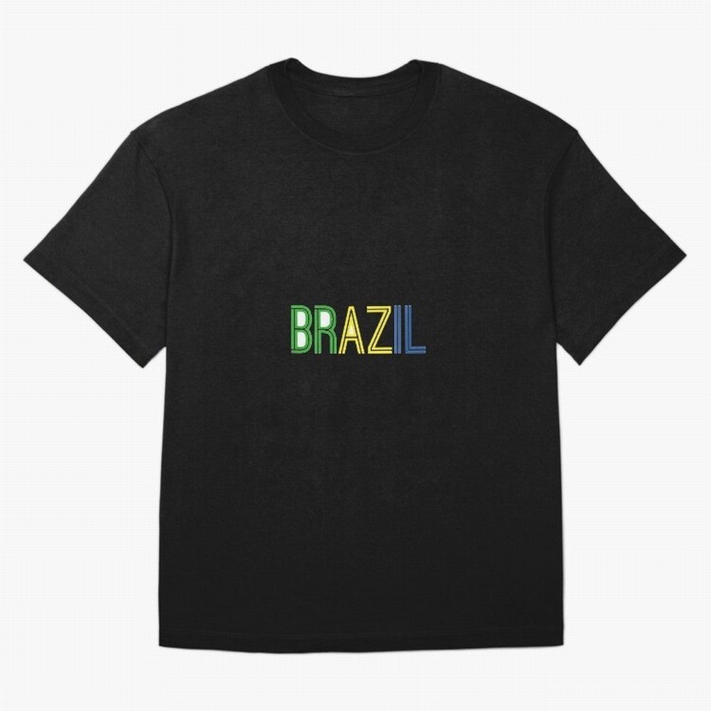 Simple Brazil Sticker Classic T-Shirt Cheer for FIFA World Cup 2026 Capturing CR7 and Messi, Brazil Energy, Classic Soccer Heritage, Championship Pressure, Fan Loyalty and International Pride; Made for Die Hard Supporters, Soccer Lovers, Game Day
