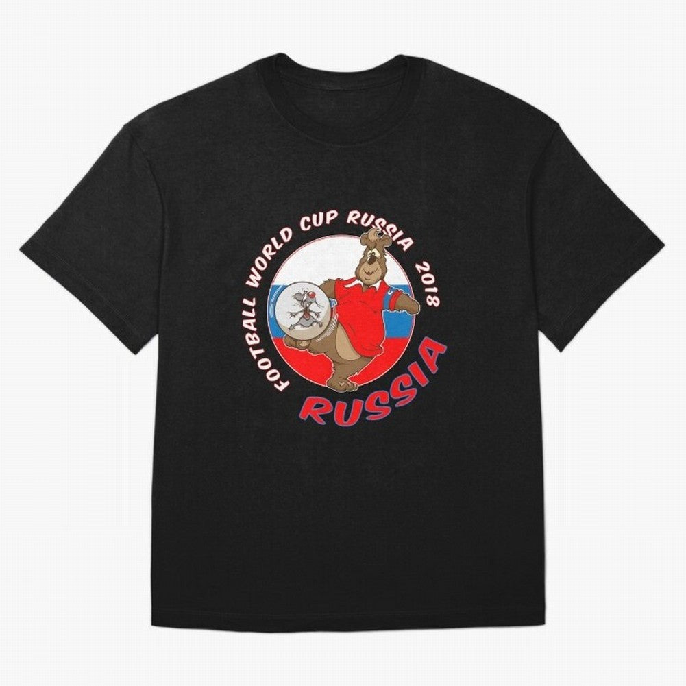 Russia football World Cup Russia 2018 T shirt and merchandise Oversized T-Shirt Celebrate Supporters United by the FIFA World Cup 2026 Group Stage Journey through Haaland and Mbappe Highlights, Spain Pride, Soccer Culture, Superstar Moments,