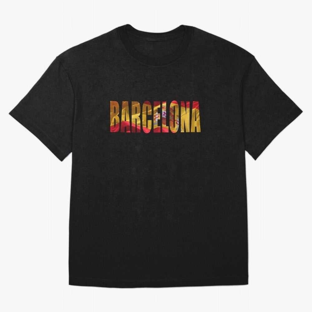 Barcelona city 2 Oversized T-Shirt Remember FIFA World Cup 2026 Group Stage for Fans of Messi and Cristiano Ronaldo and England, France and Netherlands, Bringing Retro Football Energy, Iconic Rivalries, Trophy Chase Drama and Stadium Atmosphere;