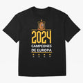Campeonato Europa 2024 Oversized T-Shirt Bring World Football Passion into FIFA World Cup 2026 USA Canada Mexico Driven by Mbappe, England, France and Netherlands Energy, Sports Nostalgia, International Competition, Famous Players and Unforgettable