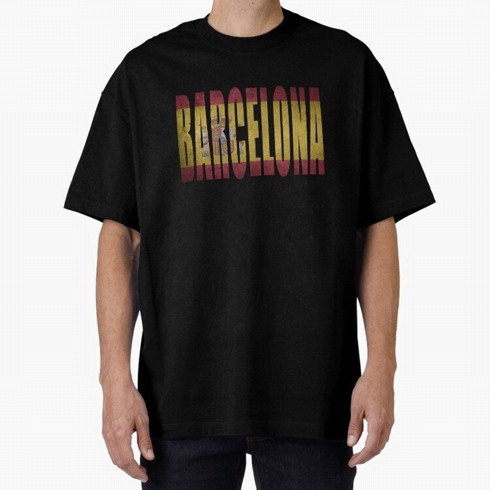Barcelona city Oversized T-Shirt Turn Every Weekend Toward Global Football Passion for FIFA World Cup 2026, Featuring Neymar, England, France and Netherlands, Supporter Pride, Iconic Celebrations, Legendary Names and Global Match Day Energy;