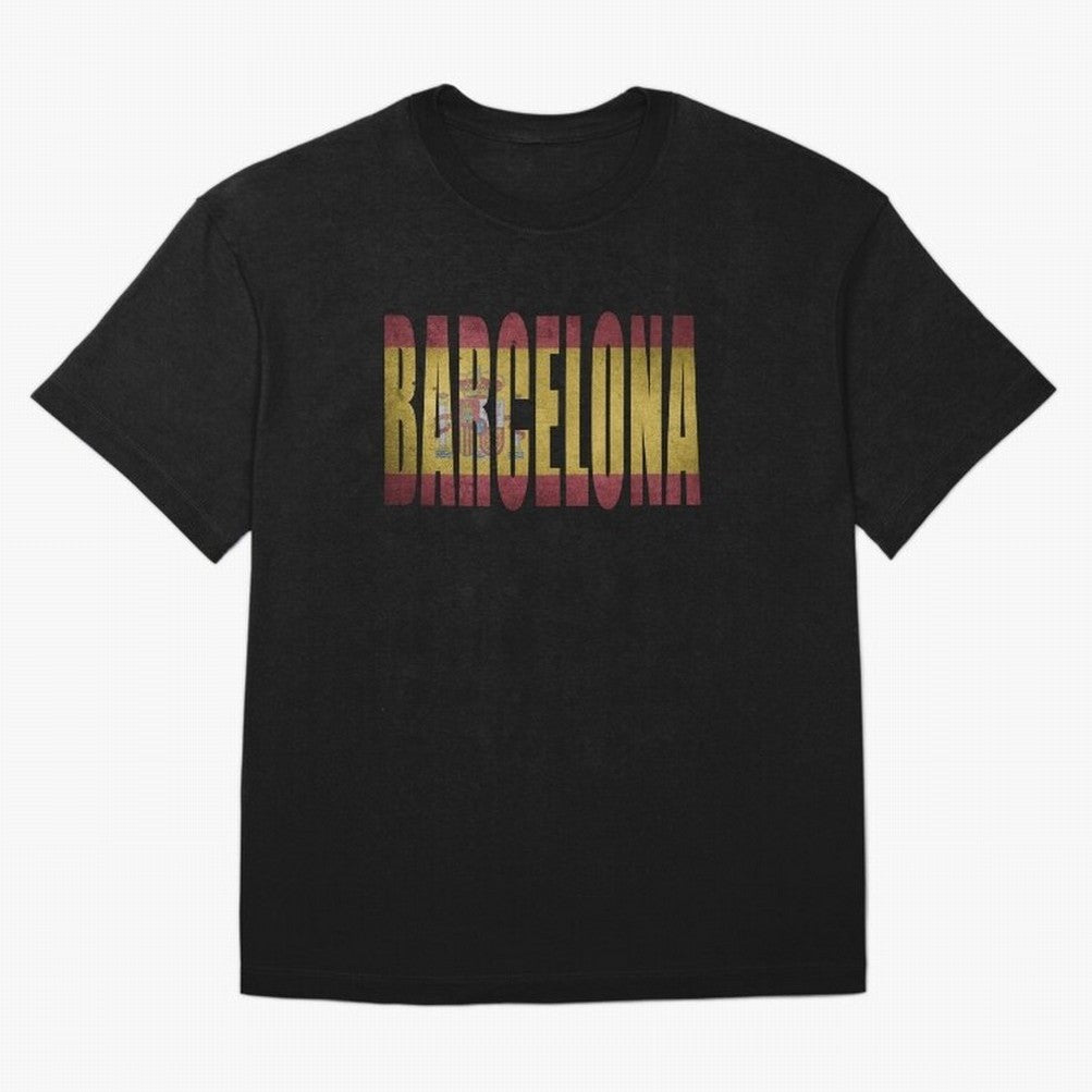 Barcelona city Oversized T-Shirt Turn Every Weekend Toward Global Football Passion for FIFA World Cup 2026, Featuring Neymar, England, France and Netherlands, Supporter Pride, Iconic Celebrations, Legendary Names and Global Match Day Energy;