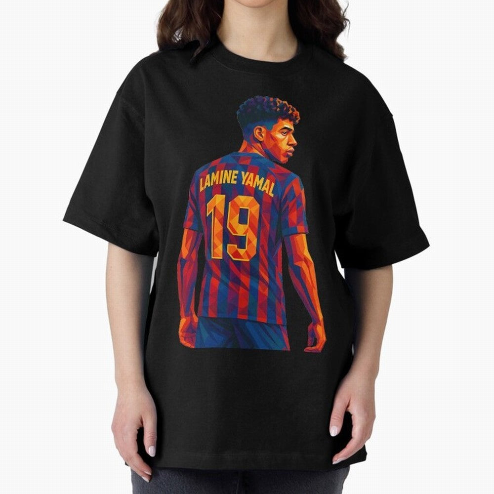 Lamine Yamal Oversized T-Shirt Join FIFA World Cup 2026 Spirit, Featuring Brazil, Messi, Neymar and Mbappe, Fan Favorite Moments, National Team Passion, Big Match Drama and Soccer History; Ideal for Football Dads, Football Moms, Friends, Collectors