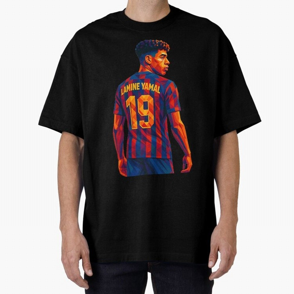 Lamine Yamal Oversized T-Shirt Join FIFA World Cup 2026 Spirit, Featuring Brazil, Messi, Neymar and Mbappe, Fan Favorite Moments, National Team Passion, Big Match Drama and Soccer History; Ideal for Football Dads, Football Moms, Friends, Collectors