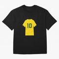 Pele Classic World Cup Jersey Oversized T-Shirt Stand Proud for Global Football Passion for FIFA World Cup 2026, Built around Mbappe and Neymar, England and Germany, Sports Nostalgia, International Competition, Famous Players and Unforgettable