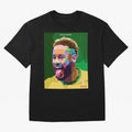 Neymar Brazil World Cup 2022 Pop Art Classic T-Shirt Follow Match Day Hype around FIFA World Cup 2026, Haaland and Mbappe, Spain and Netherlands, Stadium Chants, National Pride, Trophy Dreams and Unforgettable Football Memories; Perfect for