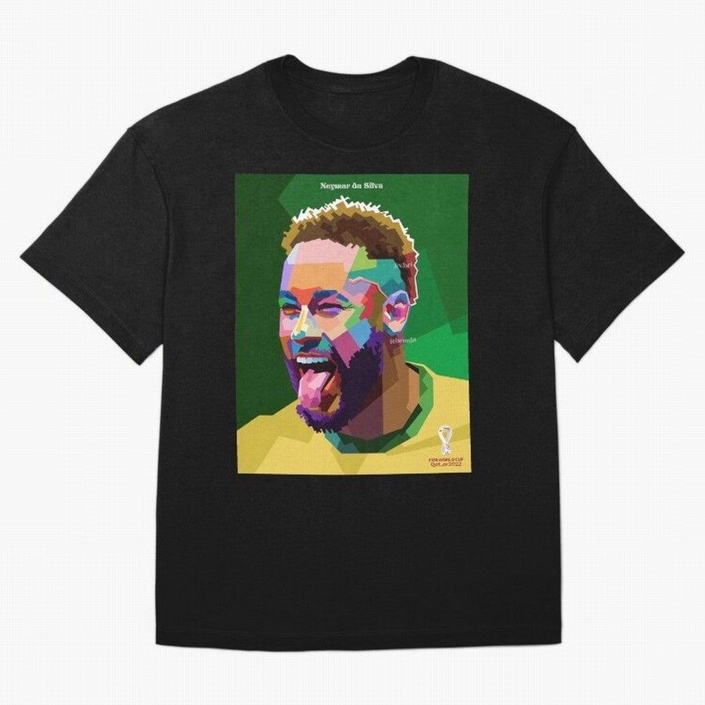 Neymar Brazil World Cup 2022 Pop Art Classic T-Shirt Follow Match Day Hype around FIFA World Cup 2026, Haaland and Mbappe, Spain and Netherlands, Stadium Chants, National Pride, Trophy Dreams and Unforgettable Football Memories; Perfect for