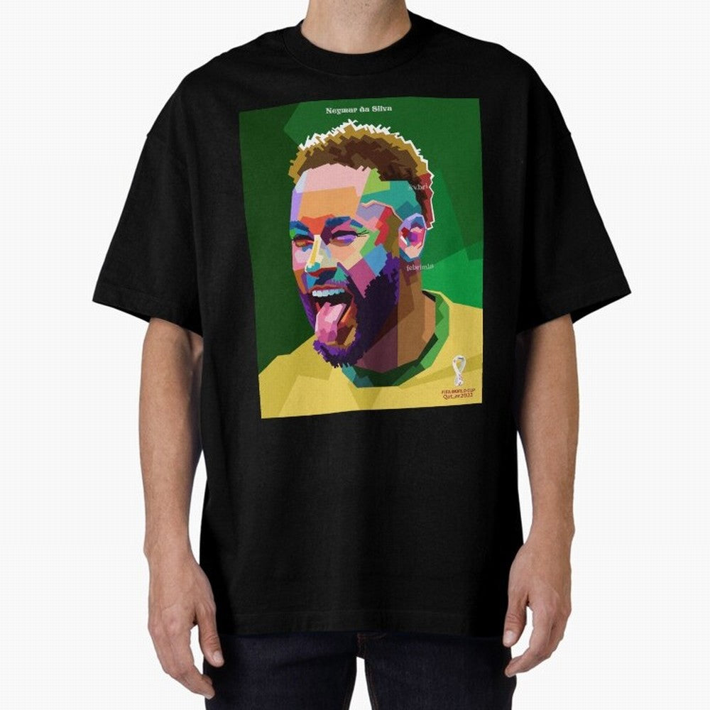 Neymar Brazil World Cup 2022 Pop Art Classic T-Shirt Follow Match Day Hype around FIFA World Cup 2026, Haaland and Mbappe, Spain and Netherlands, Stadium Chants, National Pride, Trophy Dreams and Unforgettable Football Memories; Perfect for