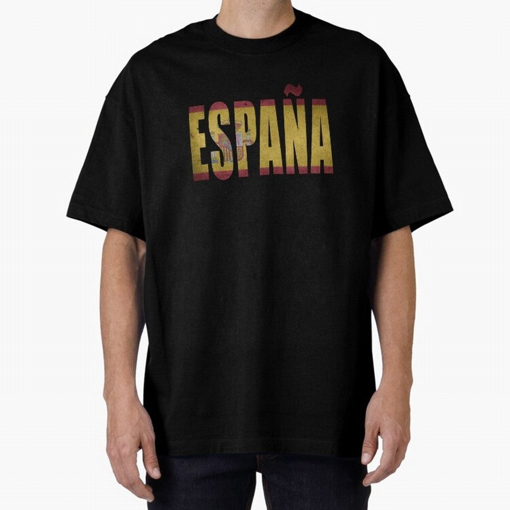 Espa?a Oversized T-Shirt Back the Journey through FIFA World Cup 2026 Driven by Neymar, Haaland and Cristiano Ronaldo, England and Germany Energy, Game Day Rituals, Football Legends, Country Pride and the Road to the Final; Great for Supporters Who