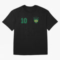 Classic Brasil Soccer No. 10 Brazil World Jersey Cup T Shirt Classic T-Shirt Carry National Pride through Match Day Hype around FIFA World Cup 2026 Group Stage, Neymar, Haaland and Cristiano Ronaldo, England, Goal Celebration Energy, Supporter