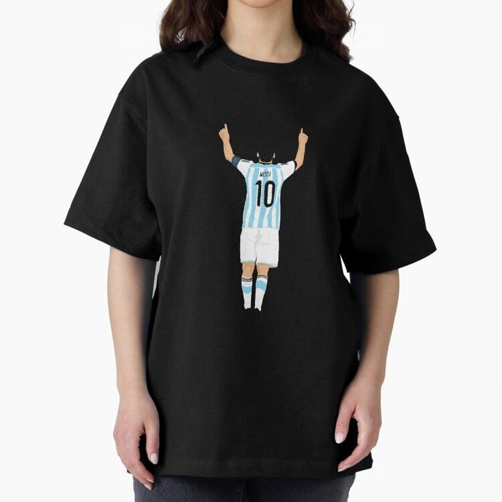 LEO MESSI ILLUSTRATION Classic T-Shirt Celebrate Global Passion for Global Football Passion for FIFA World Cup 2026 Group Stage, Built around Neymar, Haaland and Cristiano Ronaldo, France, Match Day Excitement, Supporter Culture, Golden Goals and