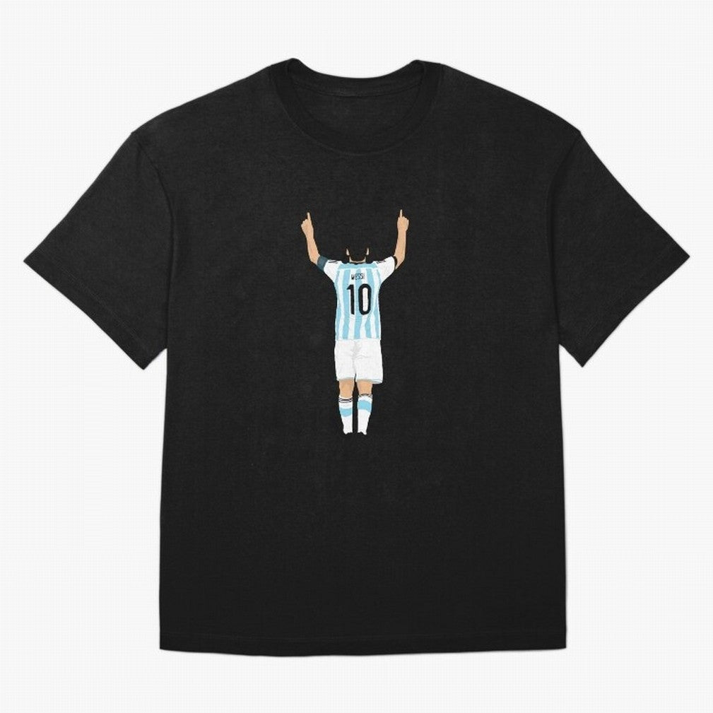 LEO MESSI ILLUSTRATION Classic T-Shirt Celebrate Global Passion for Global Football Passion for FIFA World Cup 2026 Group Stage, Built around Neymar, Haaland and Cristiano Ronaldo, France, Match Day Excitement, Supporter Culture, Golden Goals and