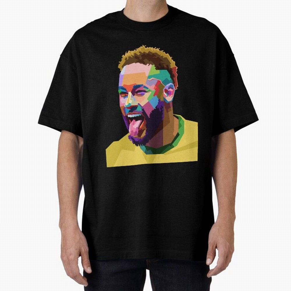 Neymar Brazil Squad Team Pop Art Classic T-Shirt Cheer through Every Moment of Global Football Passion for FIFA World Cup 2026 Group Stage, Capturing Messi, England, France and Netherlands, Worldwide Fan Energy, Dramatic Goals, Stadium Lights and
