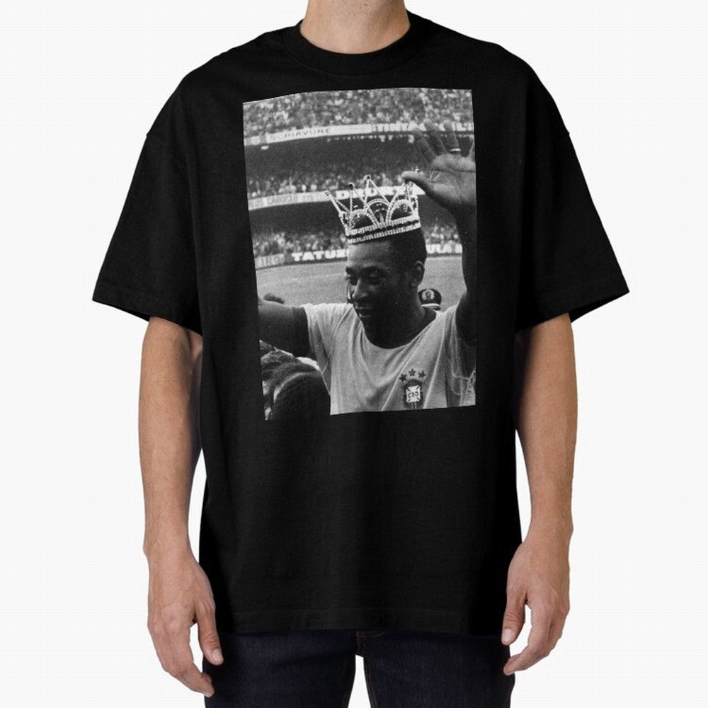 Pel¨¦ wears the crown Classic T-Shirt Celebrate the Magic of FIFA World Cup 2026 Spirit, Capturing Argentina, Messi and Cristiano Ronaldo, Retro Football Energy, Iconic Rivalries, Trophy Chase Drama and Stadium Atmosphere; Perfect for People Who