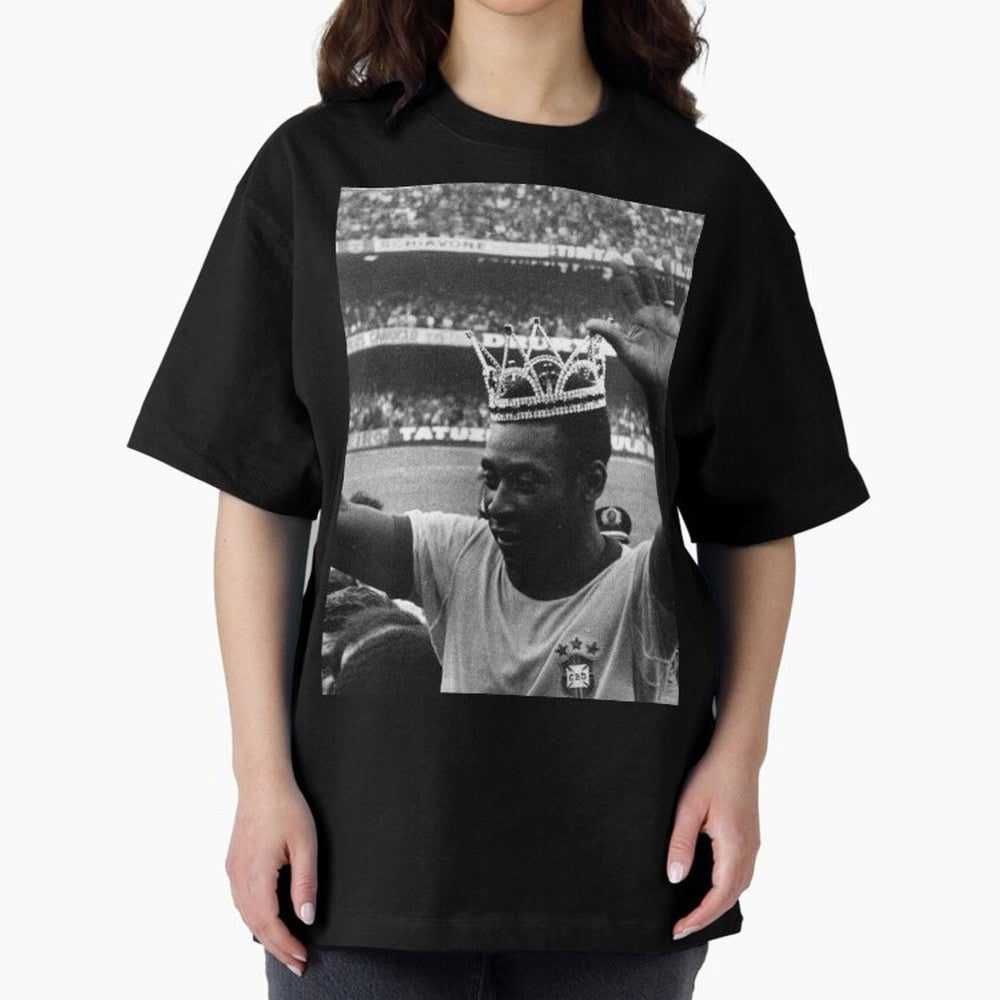 Pel¨¦ wears the crown Classic T-Shirt Celebrate the Magic of FIFA World Cup 2026 Spirit, Capturing Argentina, Messi and Cristiano Ronaldo, Retro Football Energy, Iconic Rivalries, Trophy Chase Drama and Stadium Atmosphere; Perfect for People Who
