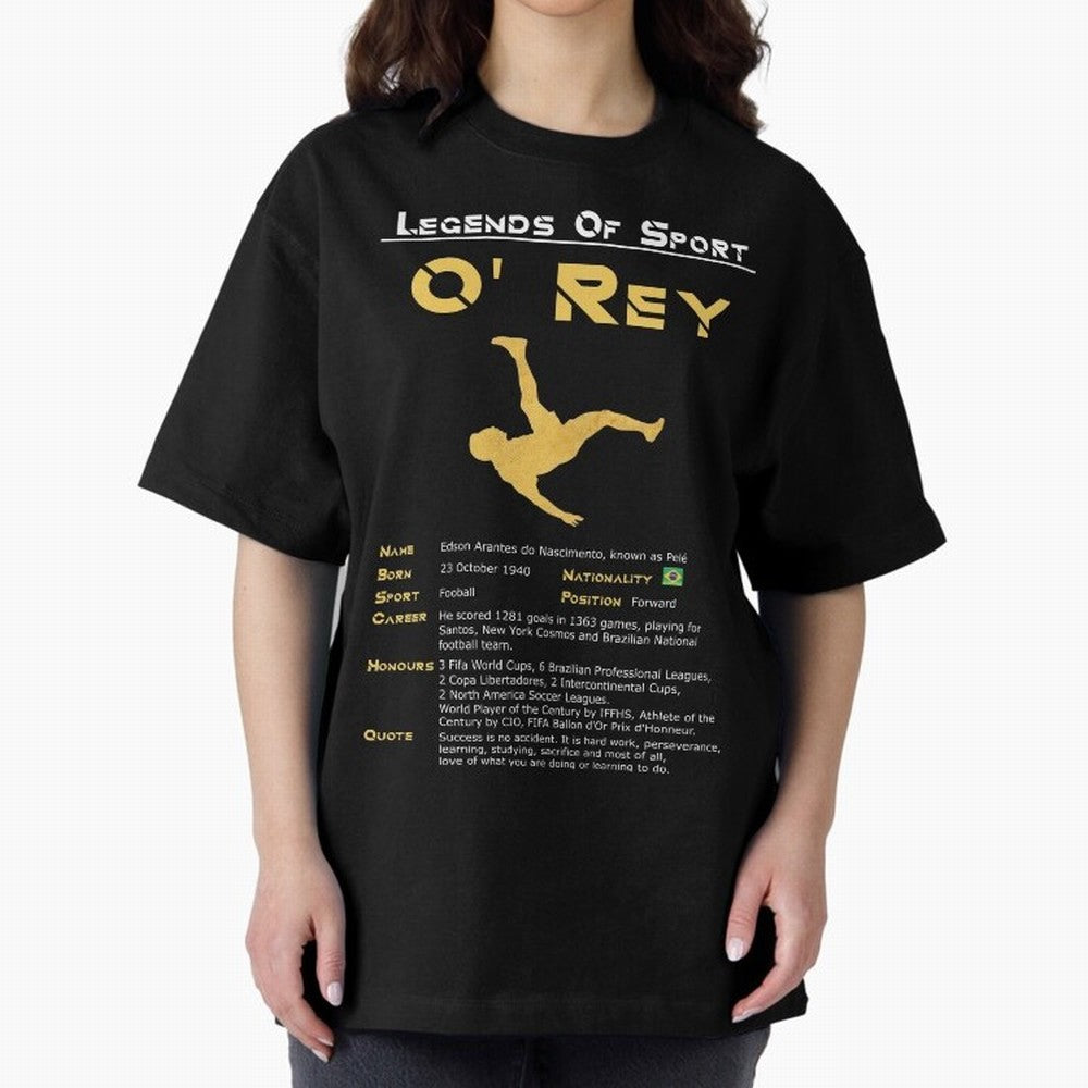 Legends of Sport Pele Pel¨¦ Essential T-Shirt Share the Excitement of Match Day Hype around FIFA World Cup 2026, CR7 and Messi, Portugal, Spain and Germany, Vintage Soccer Flavor, Modern Football Stars, National Flags and Final Night Emotion; Great