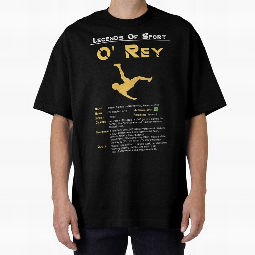 Legends of Sport Pele Pel¨¦ Essential T-Shirt Share the Excitement of Match Day Hype around FIFA World Cup 2026, CR7 and Messi, Portugal, Spain and Germany, Vintage Soccer Flavor, Modern Football Stars, National Flags and Final Night Emotion; Great