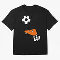 Football FOX Oversized T-Shirt Carry the Colors and Pride of Global Football Passion for FIFA World Cup 2026 Group Stage, Centered on Haaland and Mbappe, England, France and Netherlands, Worldwide Fan Energy, Dramatic Goals, Stadium Lights and