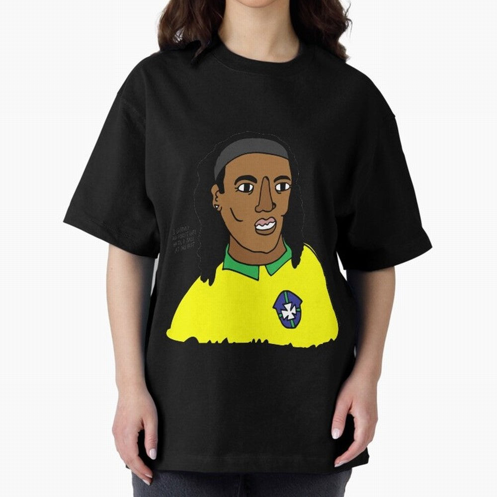 Ronaldinho Brazil Football Ball Life Classic T-Shirt Remember Iconic Moments from the FIFA World Cup 2026 Journey through Neymar, Haaland and Cristiano Ronaldo Highlights, Portugal Pride, Game Day Rituals, Football Legends, Country Pride and the