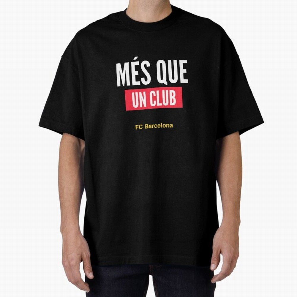 Mes Que Un Club FC BARCELONA Classic T-Shirt Bring a Vintage Feel to the FIFA World Cup 2026 Journey through Messi Highlights, Netherlands Pride, Sports Nostalgia, International Competition, Famous Players and Unforgettable Victories; Great for