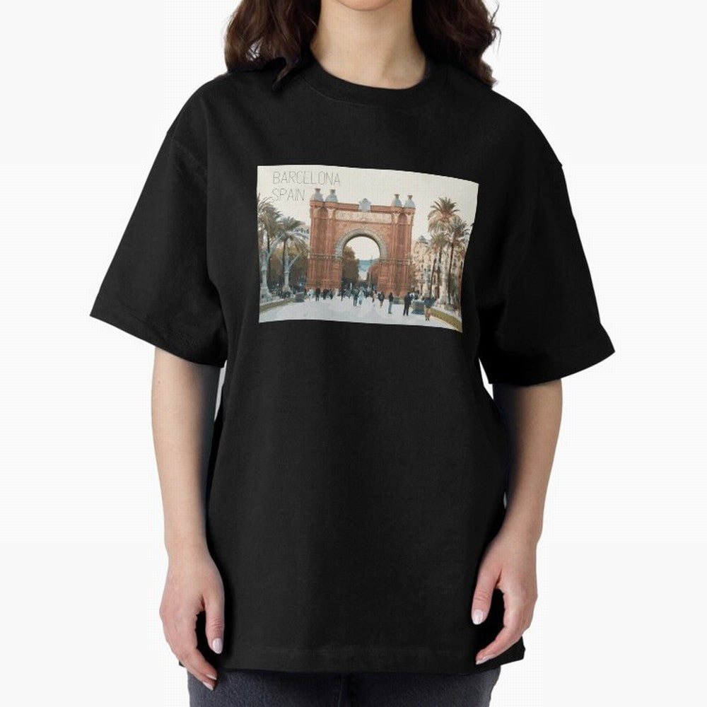 Barcelona Print Classic T-Shirt Honor the Beautiful Game during FIFA World Cup 2026 Group Stage Spirit, Featuring Brazil, Portugal and Argentina, CR7, Global Supporter Spirit, Legendary Goals, National Colors and Tournament Celebration; Made for