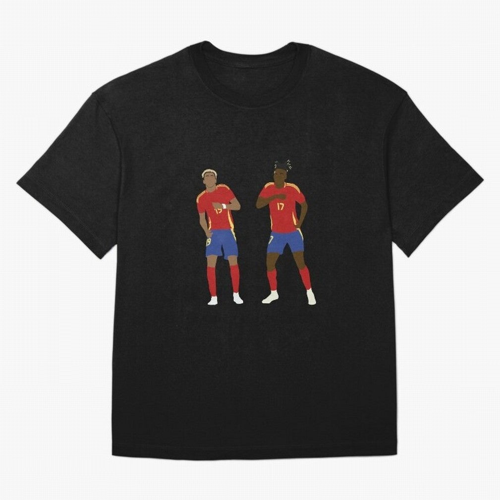 Yamal and Williams Dance Duo Oversized T-Shirt Show Your Tournament Heart for FIFA World Cup 2026 Group Stage Built around Messi, Portugal, Spain and Germany Energy, Sports Nostalgia, International Competition, Famous Players and Unforgettable