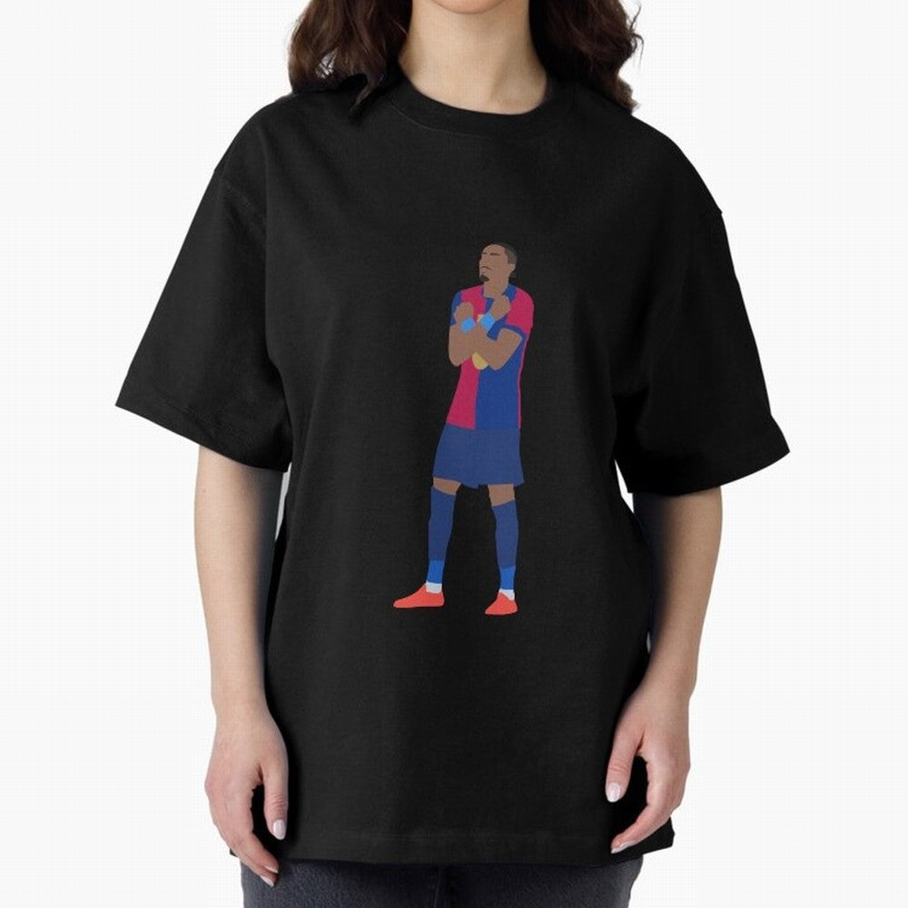 Raphinha Barcelona Celebration Classic T-Shirt Carry the Colors and Pride of Match Day Hype around FIFA World Cup 2026 USA Canada Mexico, Messi, Neymar and Mbappe, Portugal, Championship Spirit, Famous Goals, Roaring Crowds and International